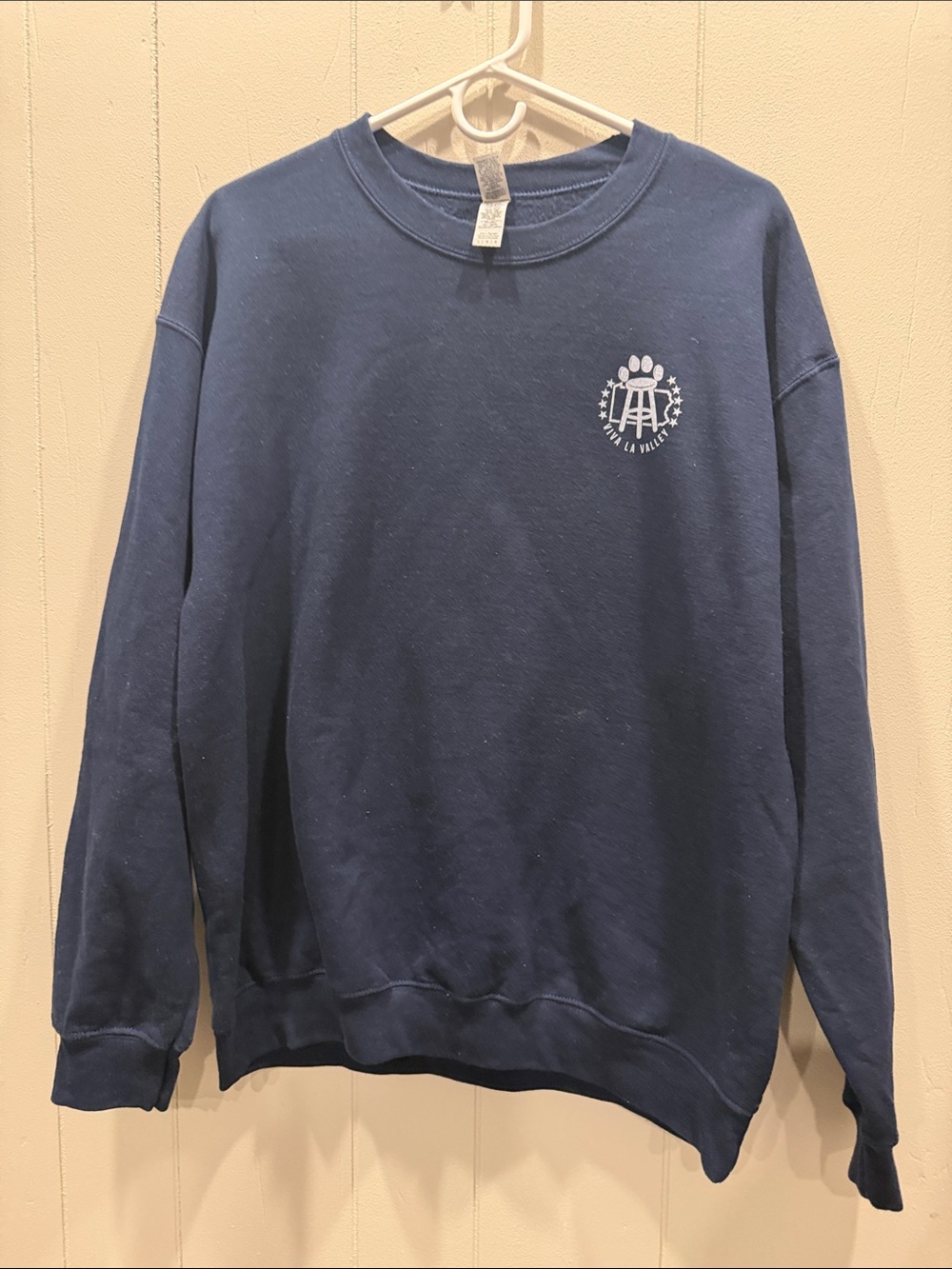 Gildan Penn State Spooky Valley Navy Crewneck Sweatshirt .